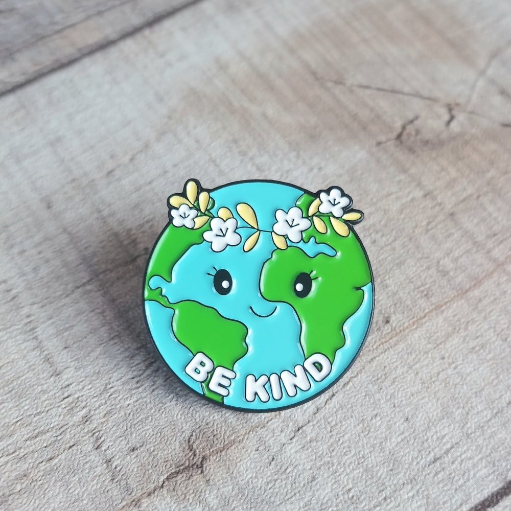 Be Kind Pin Earth Day